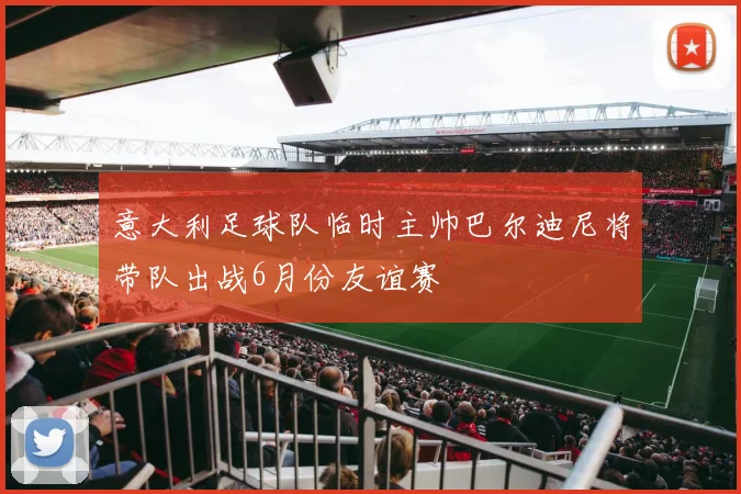 意大利足球队临时主帅巴尔迪尼将带队出战6月份友谊赛